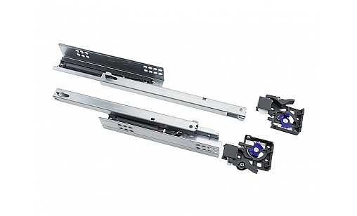 ДТС Направляющая скрытого монтажа 18мм L-350 частичного выдвижения G80C-350-H-X