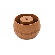 Ножка мебельная 7.124 d-80, h-50 пластиковая, ольха