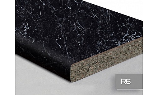 Стільниця Чорний мармур L014 4,20*600*28 1U R6 вологост LUXEFORM