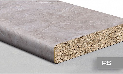 Стільниця LUXEFORM L213 Мармур Бежевий 2U R6 3050х700х38 мм
