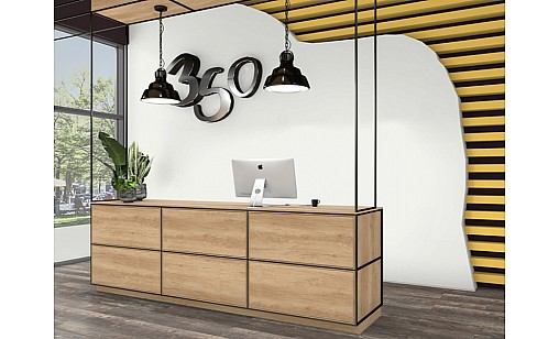 Столешница H3331 2U R3 Дуб Небраска натуральный 4100х920х38мм Egger