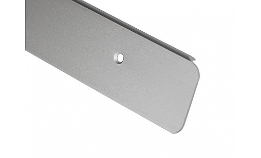 Накладка для столешницы алюминиевая 600 мм х 38 мм U профиль левая ДС