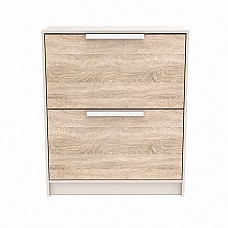 Комод Erin 1 Белый Аляска/Дуб Сонома
