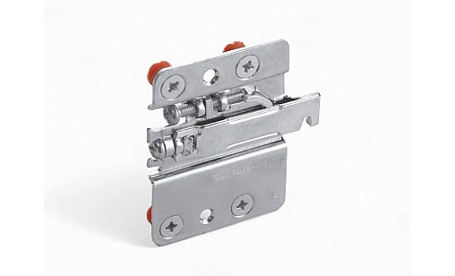 Підвіс під запресування з прихованим корпусом (4мм) для висувних ящиків, лівий 290.40.904 Hafele/Camar 807 RV