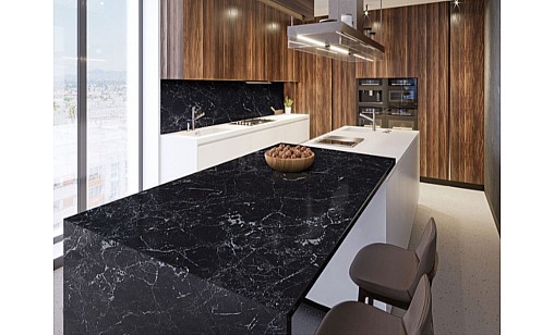 Стільниця Чорний мармур L014 3,05*600*28 1U R6 вологост LUXEFORM