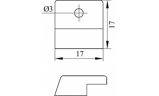 Держатель зеркала пластиковый белый ДС Держатель зеркала пластиковый белый ДС