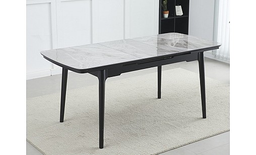 Стіл обідній Askold 1200(1600)*800*760 Italy grey Glossy