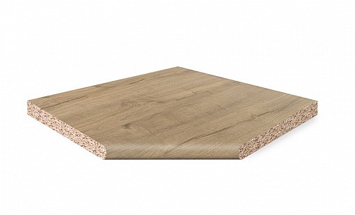 Кутовий елемент LUXEFORM L151 Дуб Манчестер 1U R6 850х850х38 мм