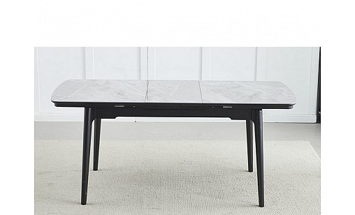 Стіл обідній Askold 1200(1600)*800*760 Italy grey Glossy