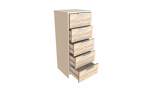 Комод Erin 2 Білий Аляска/Дуб Сонома Комод Erin 2 Білий Аляска/Дуб Сонома