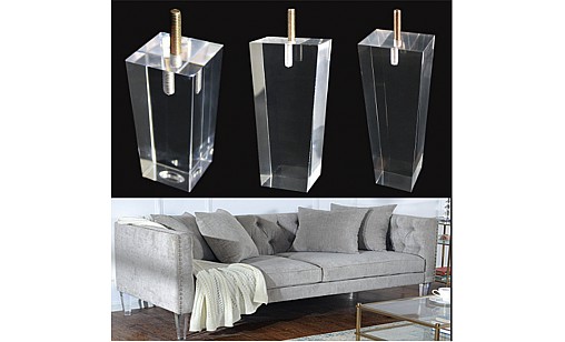 Ніжка акрилова квадратна 50*50мм