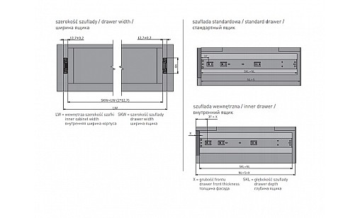 Направляюча п/в телескопічна VERSALITE LIGHT з дотягом L-500 PK-L-H45-500-GX GTV Направляюча п/в телескопічна VERSALITE LIGHT з дотягом L-500 PK-L-H45-500-GX GTV