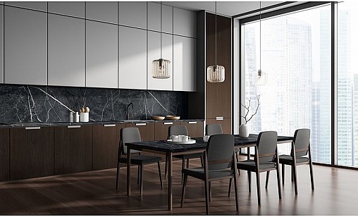 Стільниця LUXEFORM S155 Мармур Річмонд 1U R3 3050х1000х38 мм вологост.