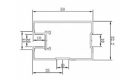 Профіль вертикальний КВАДРО L-5,1м Венге ДС СтандартЛайн Профіль вертикальний КВАДРО L-5,1м Венге ДС СтандартЛайн