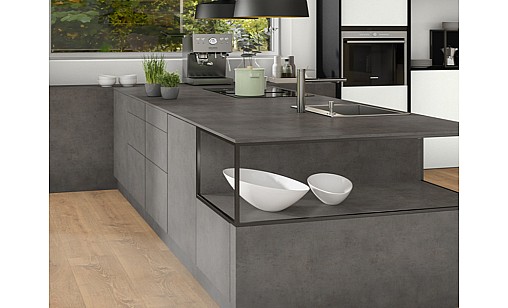 Компакт-плита EGGER F187 ST9 Бетон Чикаго Темно-Серый / черное ядро 4100х650х12 мм Компакт-плита EGGER F187 ST9 Бетон Чикаго Темно-Серый / черное ядро 4100х650х12 мм