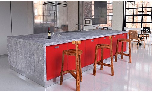 Стільниця LUXEFORM L141 Агата 1U R3 4200х1200х38 мм вологост.