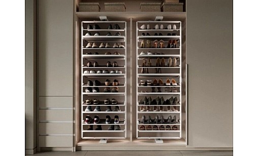 Поворотна полиця для взуття GTV ELITE (4 полиці) Білий WG-OBR4-10 GTV Поворотна полиця для взуття GTV ELITE (4 полиці) Білий WG-OBR4-10 GTV