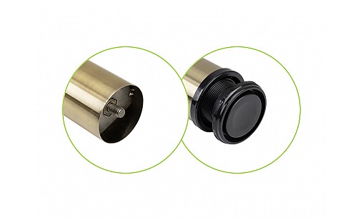 Опора H-710мм d-60мм Латунь ДС СтандартЛайн