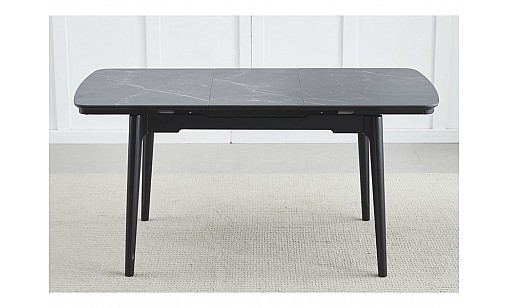 Стол обеденный Askold 1100(1400)*750*760 Shks Black Matt Стол обеденный Askold 1100(1400)*750*760 Shks Black Matt