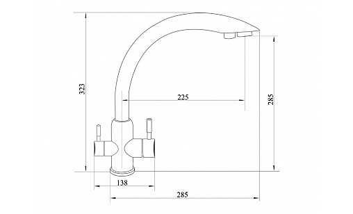 Змішувач с фильтром Imperial 31-013-11