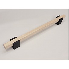 Ручка деревянная BRI 130/256 ясень WHITE