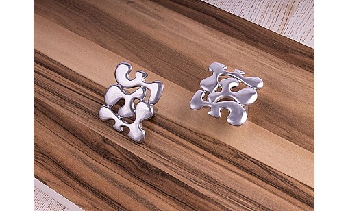 Ручка кнопка DL 20/32 G2 Хром ДС СтандартЛайн