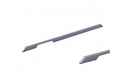 Ручка профільна DL 9355/768 GR/ChSl Графіт/Шампань Рифлений ДС