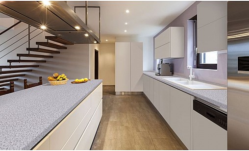 Стільниця LUXEFORM S502 Камiнь Грiджио Сiрий 2U R6 4200х800х28 мм вологост.