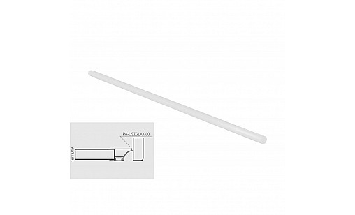 Уплотнитель к профиль LED для торца полок, белый  PA-USZGLAX-10N GTV