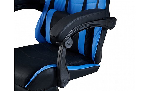 Крісло геймерське FOREST чорне/синє Крісло геймерське FOREST чорне/синє