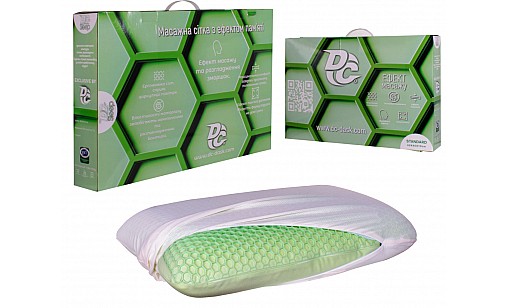 Подушка з ефектом масажу Зелена ДС Подушка з ефектом масажу Зелена ДС