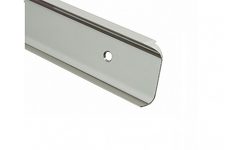 Стык планка угловая алюминиевая 600 мм х 28 мм U профиль R=6мм ДС