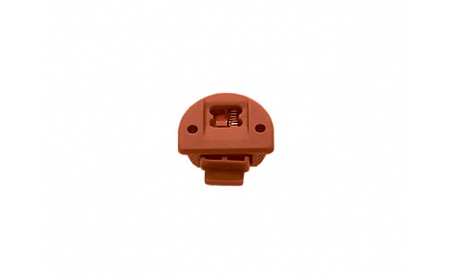 Розсувна система пластикова (ролик верхній коричневий)