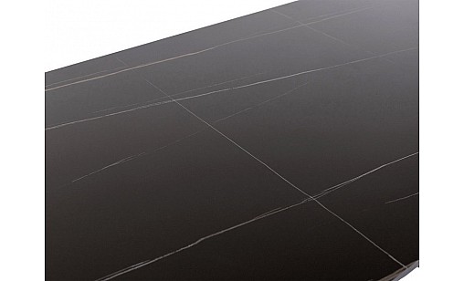 Стіл обідній ГРІНВІЧ 1600*900*760 мармур/чорний Стіл обідній ГРІНВІЧ 1600*900*760 мармур/чорний