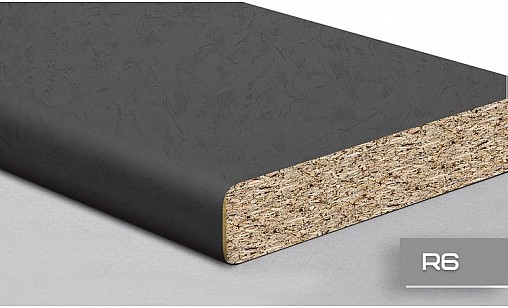 Стільниця LUXEFORM S524 Графіт Абсолют 1U R6 4200х900х38 мм