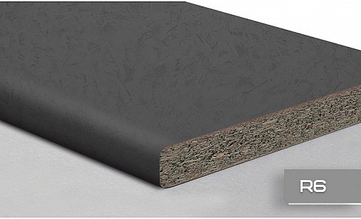 Стільниця LUXEFORM S524 Графіт Абсолют 2U R6 4200х800х28 мм вологост.