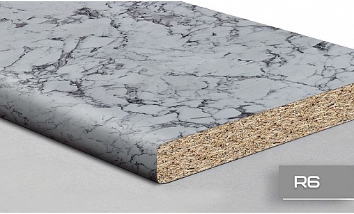 Стільниця LUXEFORM W139 Крестола Б'янка 2U R6 3050х600х28 мм