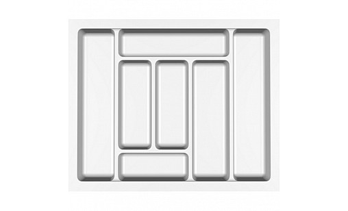 Лоток в секцію 600мм для кухонних приладів Білий STANDART