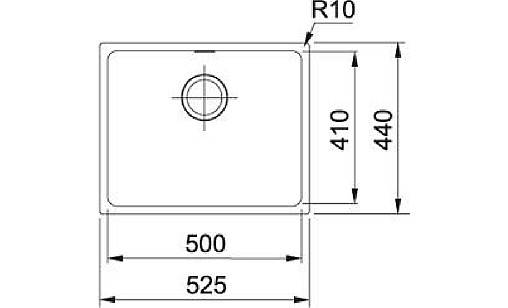 Мойка Franke 125.0395.602 SID 110-50 черный Мойка Franke 125.0395.602 SID 110-50 черный