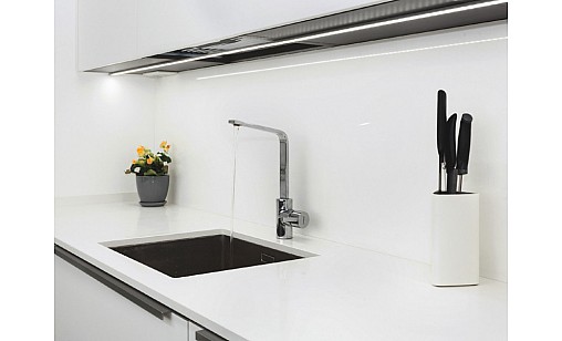 Панель МДФ KronoSpan 8685 HG/BS Білий Сніг (полістир. плівка) 2800х1220х18 мм - Feelness High Gloss