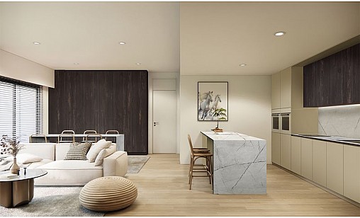 Компакт-плита LUXEFORM L147 Мармур Мілтон / коричневе ядро 4200х699х12 мм