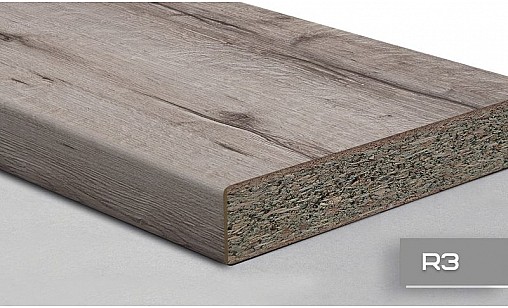 Стільниця LUXEFORM L144 Дуб Крістер 1U R3 3050х900х38 мм вологост.