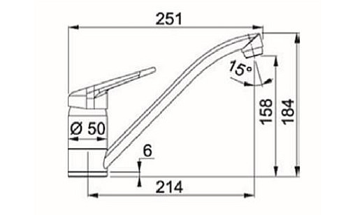 Смеситель Franke 115.0347.142 Novara-Plus хром