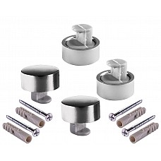 Набор зеркалодержателей ANYNASETI Хром