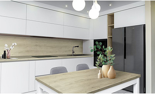 Столешница LUXEFORM L150 Дуб Бристоль 2U R3 3050х1200х38 мм