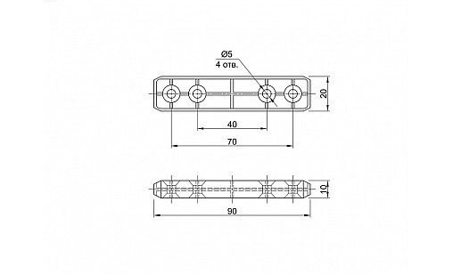 Кріплення-подовжувач для монтажу стінових панелей