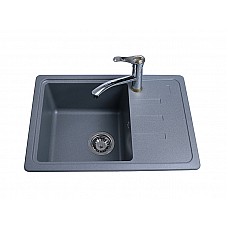 Мийка BRETTA COMPACT   620*435 сірий металік
