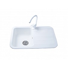 Мийка BRETTA CRYSTAL  780*500 білий