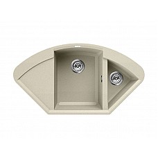 Мийка гранітна ELLECI Easy Corner bianco antico 62 Мийка гранітна ELLECI Easy Corner bianco antico 62