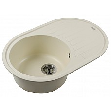 Мийка гранітна VENTOLUX EMILIA 755x490x200 Кремовий